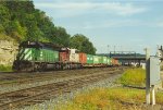 Westbound intermodal
